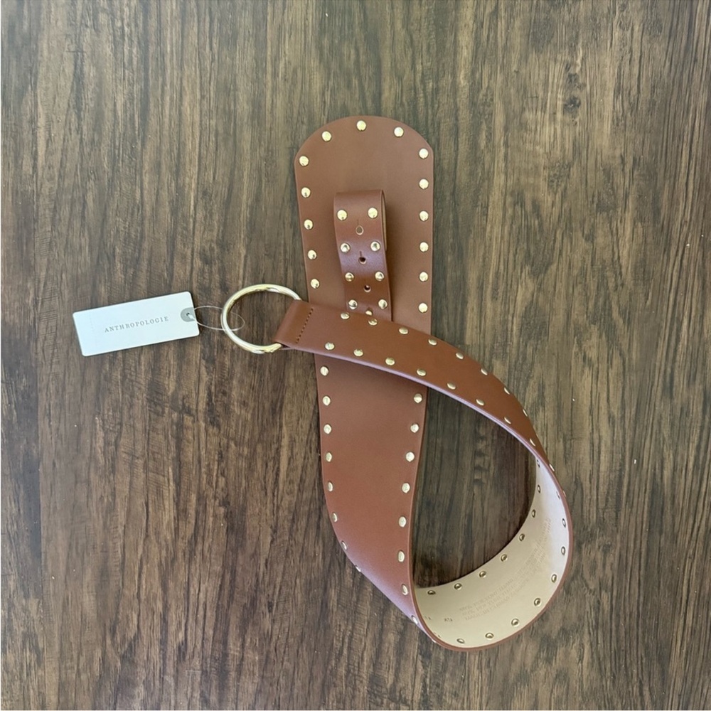 Anthropologie studded hip belt